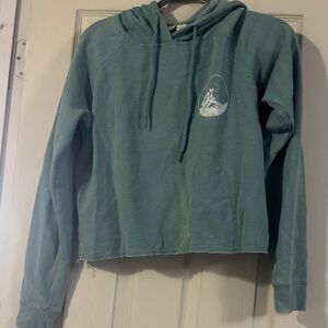 Roxy Teal Hooded Women's Sweater